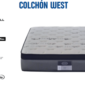 Colchón y Box AMERICA WEST King Size COLBOXWESTKS