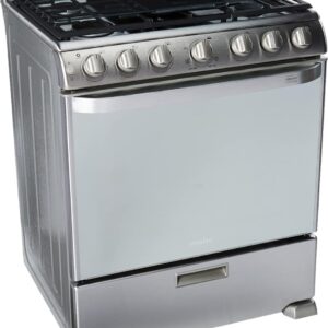 Estufa MABE 6Q Acero Inox. 76 Cm DEM7673CFIX2