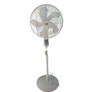 Ventilador de Pedestal D&M 1806L 18P. Blanco aspa de Plásti