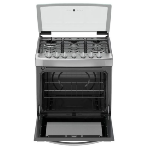 Estufa WHIRLPOOL 6Q 30plg C/Capelo Gris MOD WF7419D