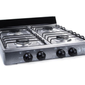 Parrilla SUPER FLAMA 4Q Cubierta Inoxidable Color Gris 4QCAG