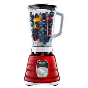 Licuadora OSTER Clasica 700W vaso vidrio Rojo BLST4126
