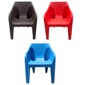 Silla FLIPP ST-01 TOCHO Color Chocolte / Rojo /Azul