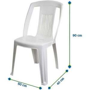 Silla DUNA Sin codera BLANCA DS29